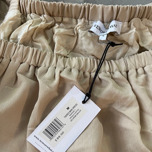 NWT! WeWoreWhat Tiered Mini Dress Size M - Picture 4 of 6